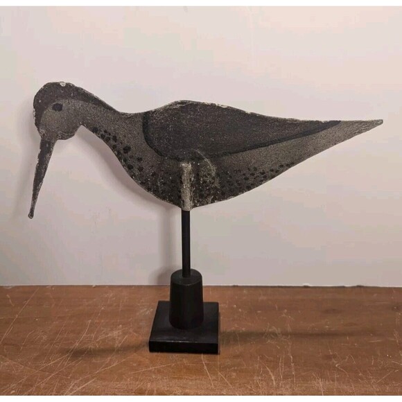 Early Tin Shore Bird Decoy - Picture 1 of 7
